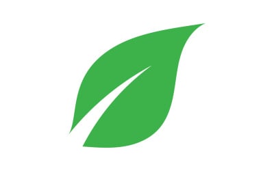 Clover leaf green element icon logo vector v10