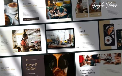 Kohi – Google Slides für Café-Unternehmen