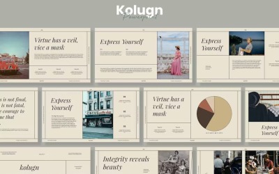 Kolugn — estetyczny szablon Powerpoint