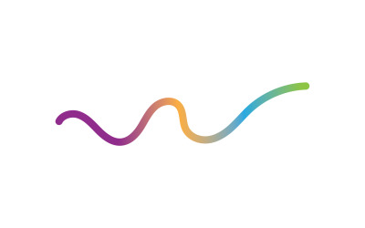 Línea ecualizador sonido onda logo vector v12