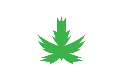 Liść koniczyny zielony element ikona logo wektor v30
