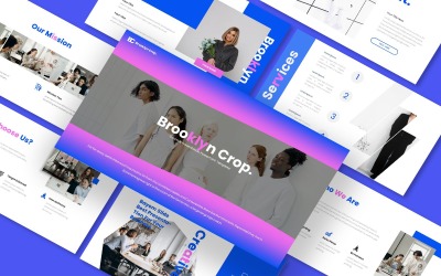 Modelo de Palestra Criativa Brooklyn Crop