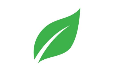 Yonca yaprağı yeşil öğe simgesi logo vektörü v22
