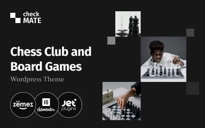 Checkmate - Chess Club WordPress Theme for Board Games Website