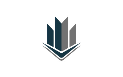 Modern city building logo tower logo template v7