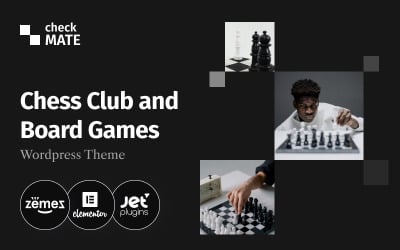 Schackmatt - WordPress-tema för schackklubbs- och brädspel