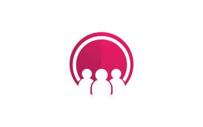 Health human character success people community group logo v32