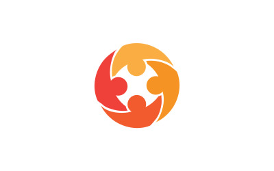 Logo du groupe communautaire de personnes de succès de caractère humain de santé v7