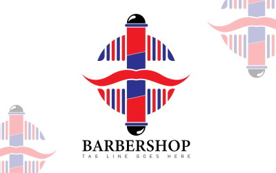 Birbershop Logo Şablonu - Berber Logo Şablonu