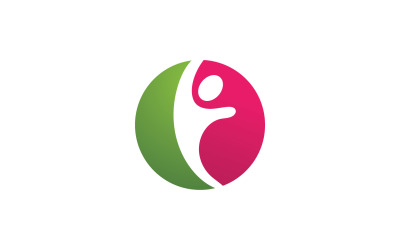 Health human character success people community group logo v38