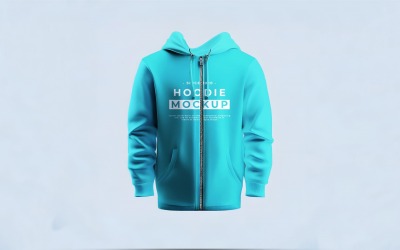 Hoodie Zipper PSD Product Mockup