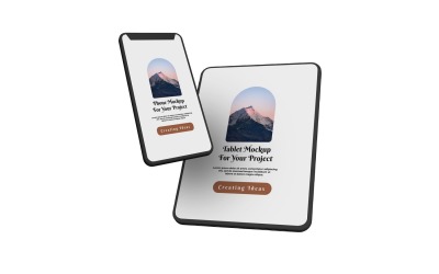Phone Tablet PSD Product Mockup