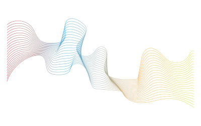 Plantilla de logotipo de arco iris de ecualizador de ondas de sonido v10