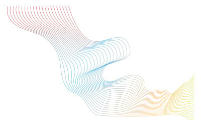 Plantilla de logotipo de arco iris de ecualizador de ondas de sonido v9