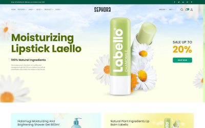 Sephora - Shopify 2.0 Güzellik Kozmetik Teması