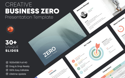 Zero – PowerPoint bemutatósablon