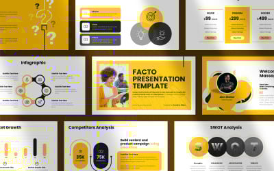 Facto - PowerPoint Sunum Şablonu