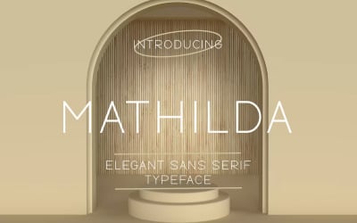 Mathilda - Elegante - Sans Serif - Fuente