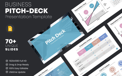 Pitch Deck – Google Slides prezentációs sablon