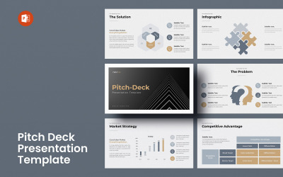 Pitch Deck PowerPoint-Präsentationslayout