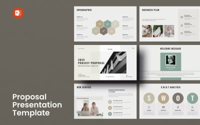 Projectvoorstel PowerPoint-presentatielay-out