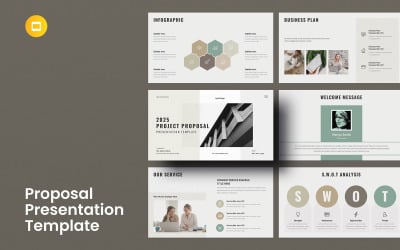 Projektvorschlag Google Slides-Präsentationslayout
