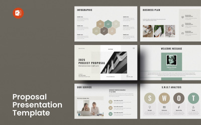 Projektvorschlag PowerPoint-Präsentationslayout