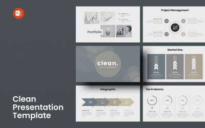 Pulito - Modello di presentazione di PowerPoint