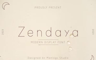 Zendaya - Pantalla - Sans Serif - Fuente