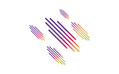 Sound wave equalizer music player logo v25