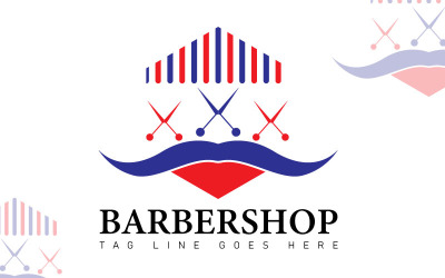 Шаблон Логотипа Парикмахерской - Логотип Стрижки Волос