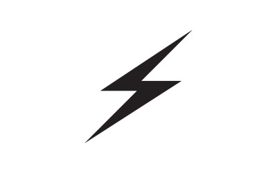 Thunderbolt-Blitz blitzschneller Logo v37