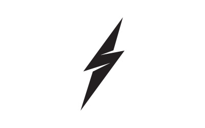 Thunderbolt-Blitz blitzschneller Logo v73