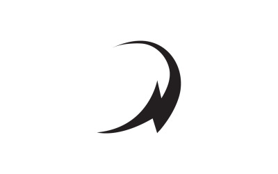 Thunderbolt flash lightning faster logo v20