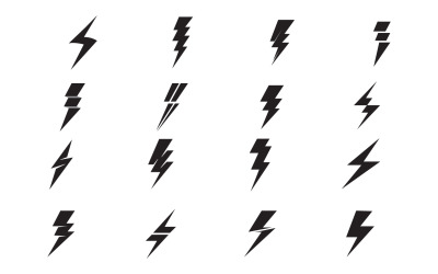 Thunderbolt flash lightning faster logo v65