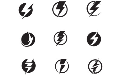Thunderbolt flash lightning faster logo v69