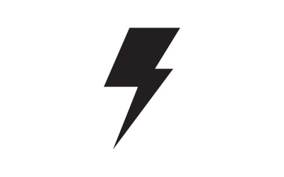 Thunderbolt flash relámpago más rápido logo v12