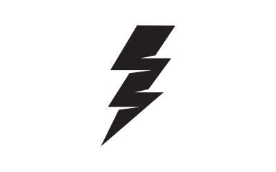 Thunderbolt flash relámpago más rápido logo v21