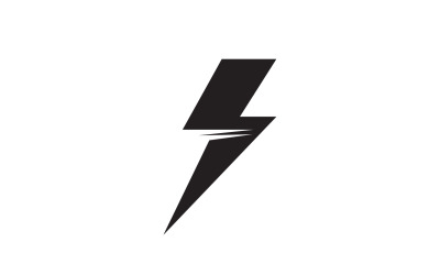 Thunderbolt flash relámpago más rápido logo v24