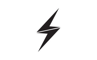 Thunderbolt flash relámpago más rápido logo v27