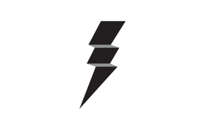 Thunderbolt flash relámpago más rápido logo v38