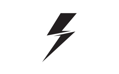 Thunderbolt flash relámpago más rápido logo v43