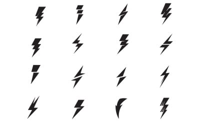 Thunderbolt flash relámpago más rápido logo v67