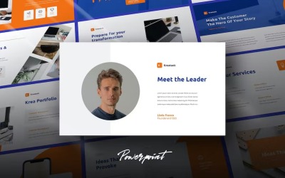 Kreatank - Szablon Powerpoint profilu firmy