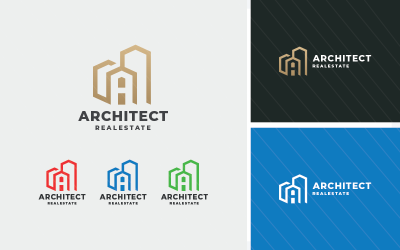 Логотип Building Architect Latter A