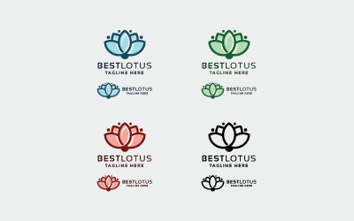 Meilleur logo vectoriel de fleur de lotus