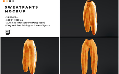 Modèle de maquette de pantalon de survêtement