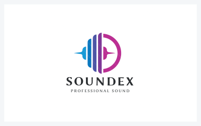 Шаблон логотипа Sound Extreme