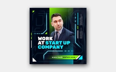 Сучасні яскраві футуристичні соціальні медіа шаблон