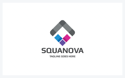 Szablon Logo Vector Squanova